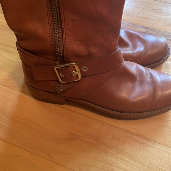 Coach brown leather knee boot - Picture 7 of 8